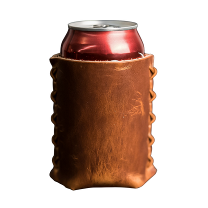 SALTYmf Leather Coozie