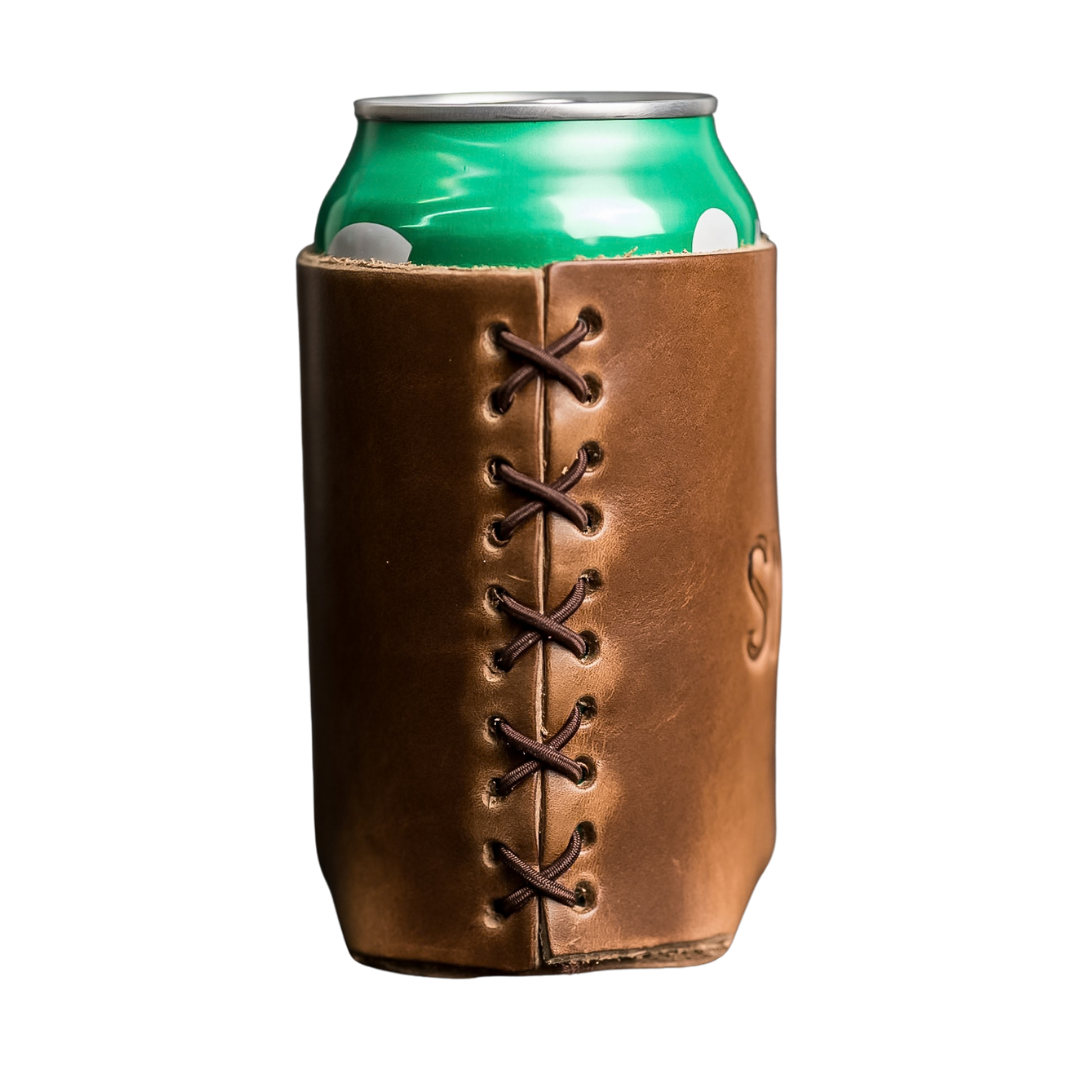 SALTYmf Leather Coozie