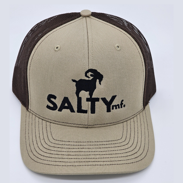 SaltyMF Khaki & Coffee Trucker