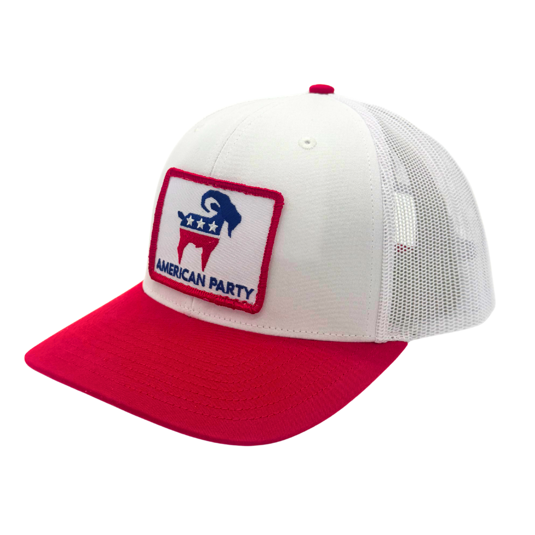 American Party Patch Trucker Hat