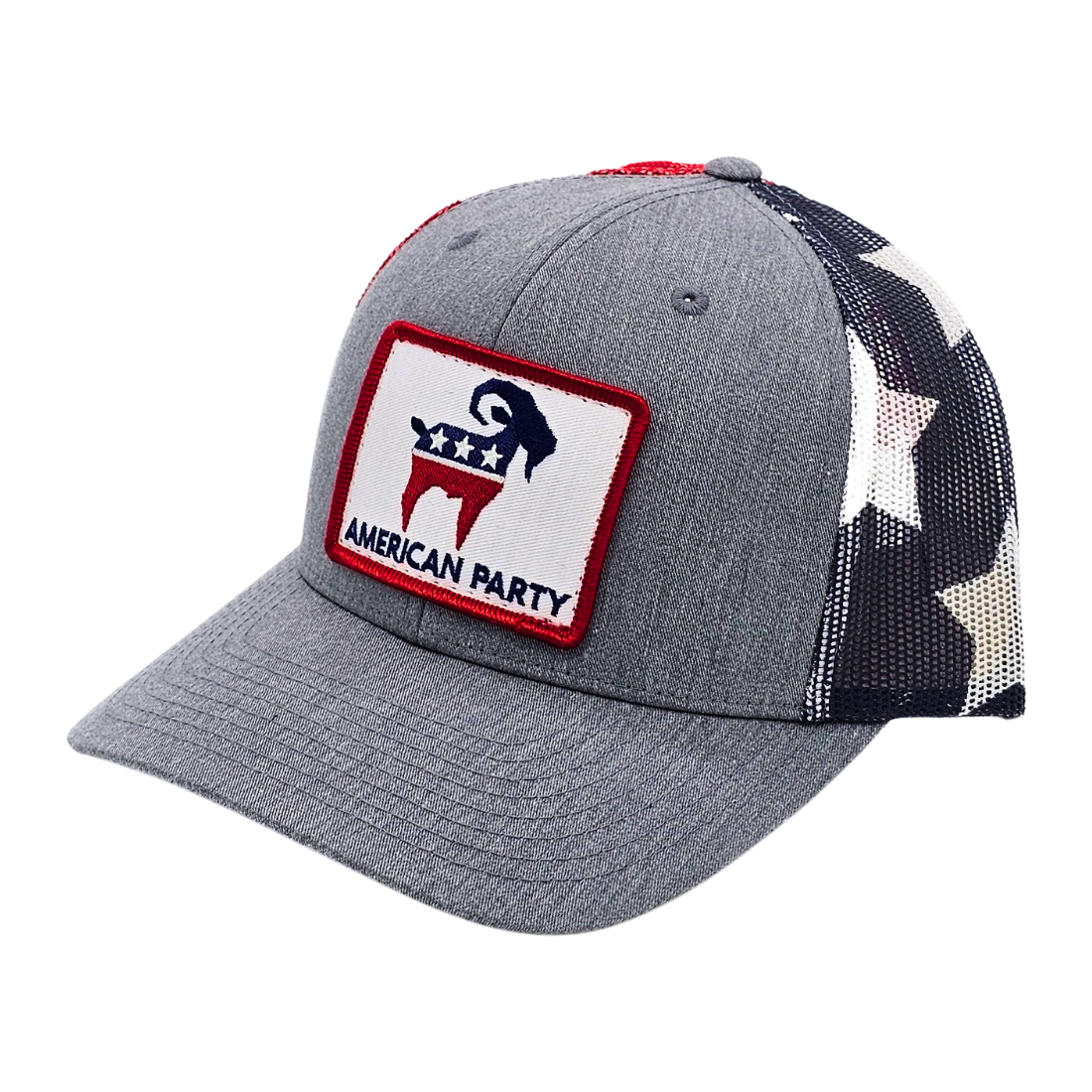 American Party Patch Trucker Hat