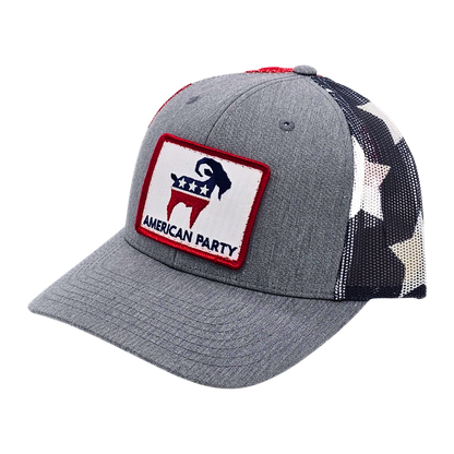 American Party Patch Trucker Hat