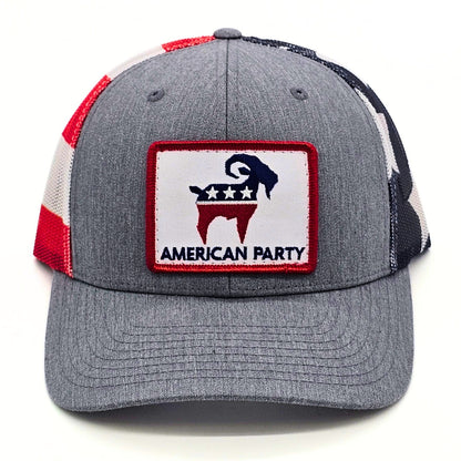 American Party Patch Trucker Hat