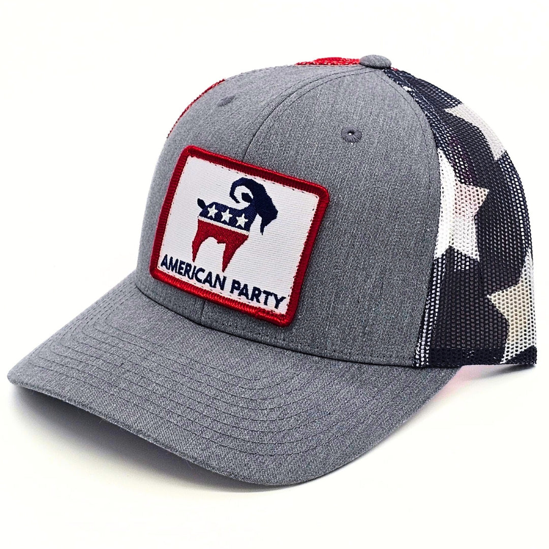 American Party Patch Trucker Hat