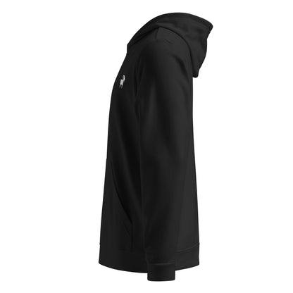 White Goat Fleece Hoodie