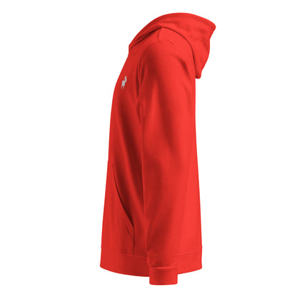 White Goat Fleece Hoodie