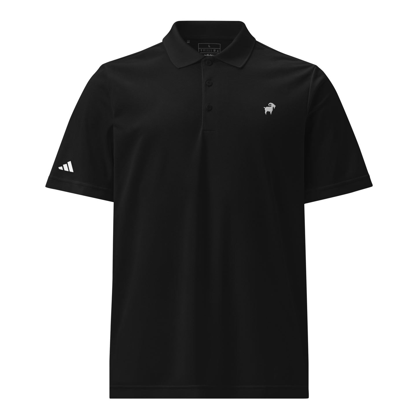 SaltyMF White Goat Sport Polo