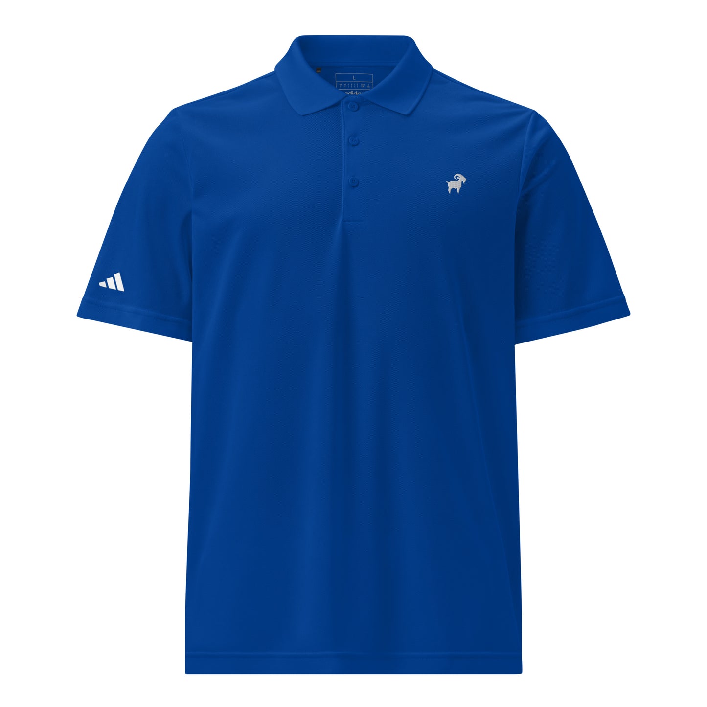 SaltyMF White Goat Sport Polo