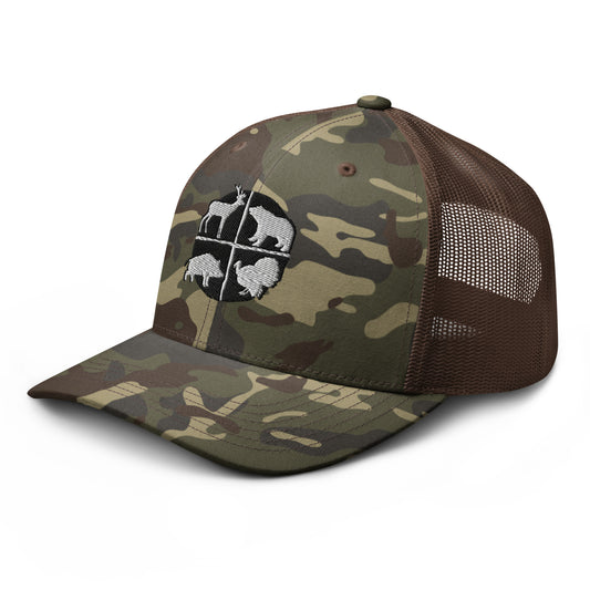 SaltyMF Hunt Camo Trucker