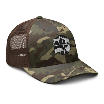 SALTYmf Hunt Camo Trucker