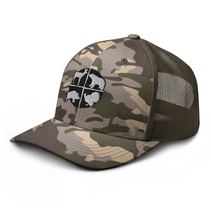 SALTYmf Hunt Camo Trucker