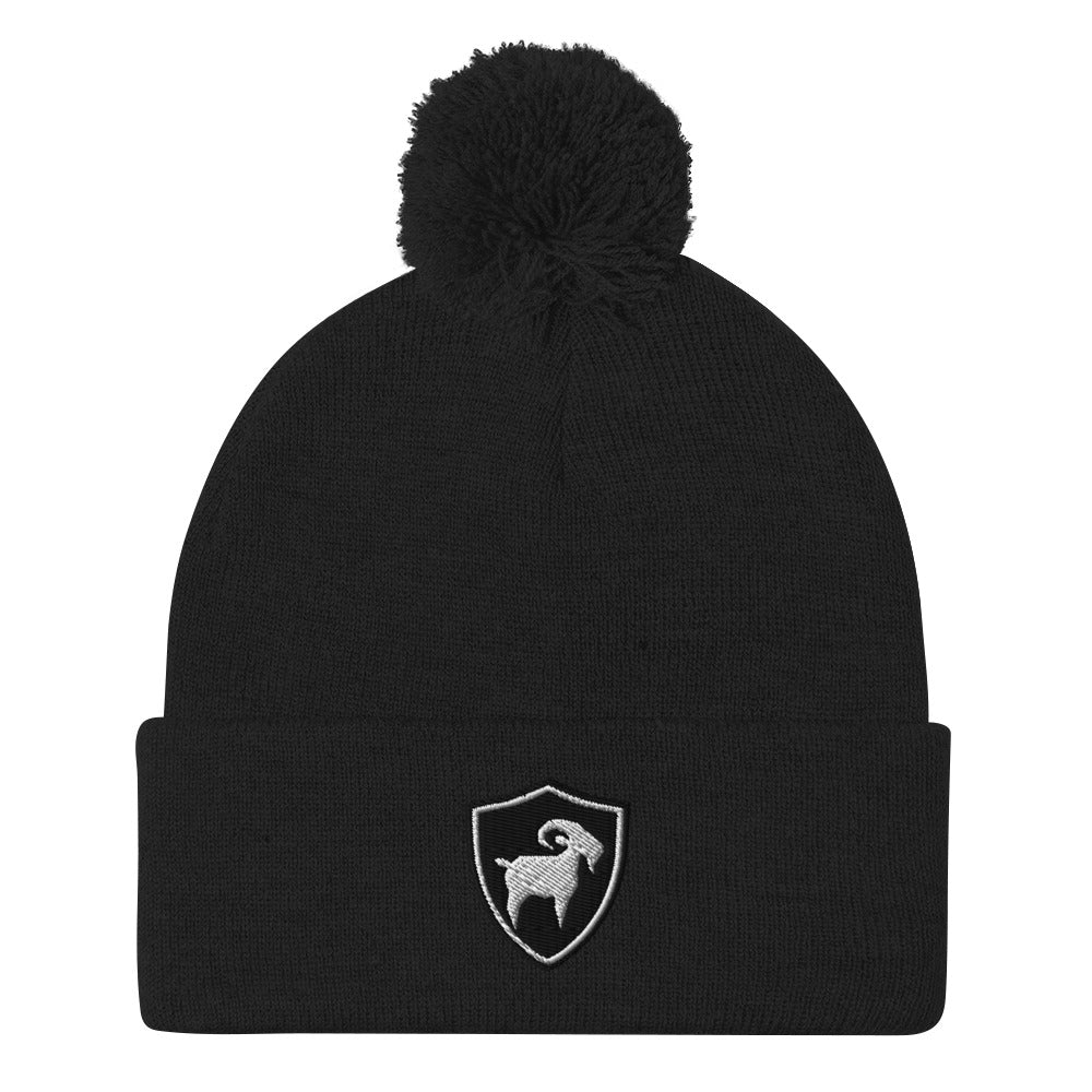 SaltyMF Goat of Arms Pom Beanie