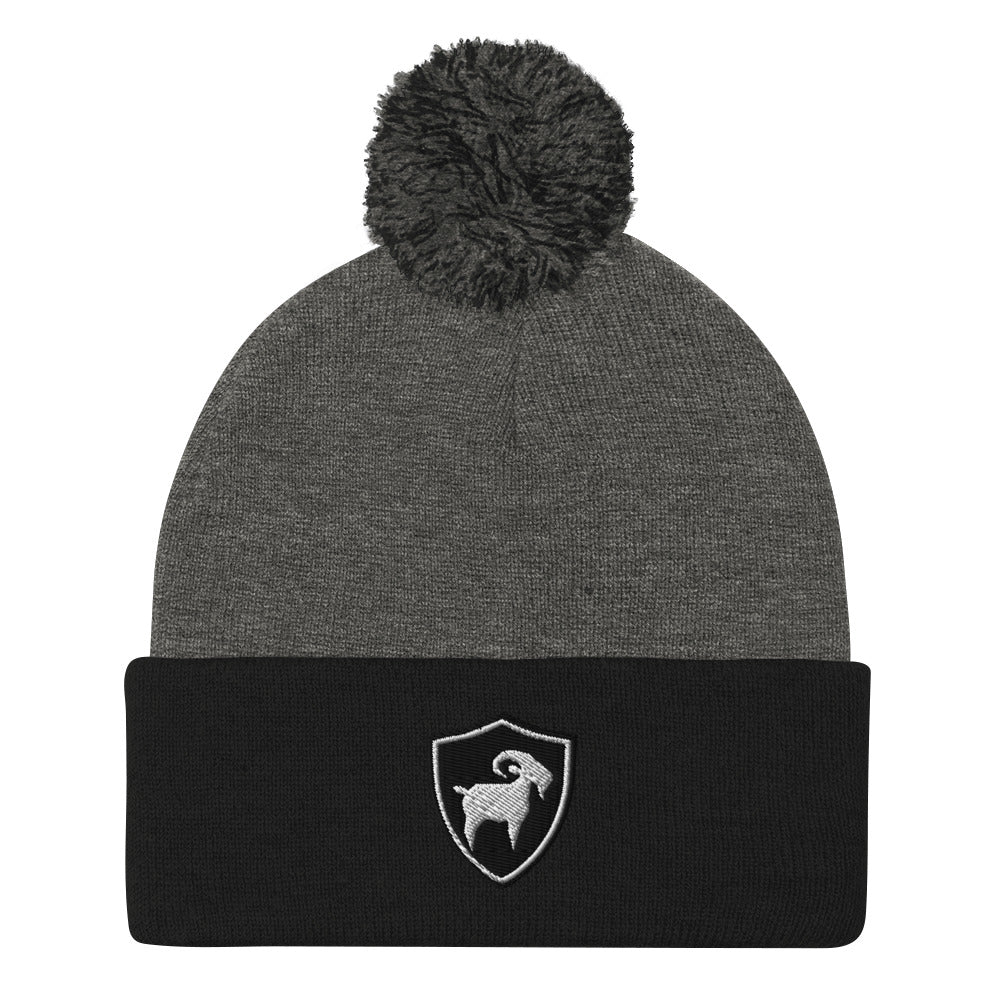 SaltyMF Goat of Arms Pom Beanie