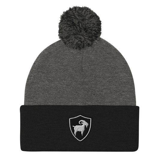 SaltyMF Goat of Arms Pom Beanie