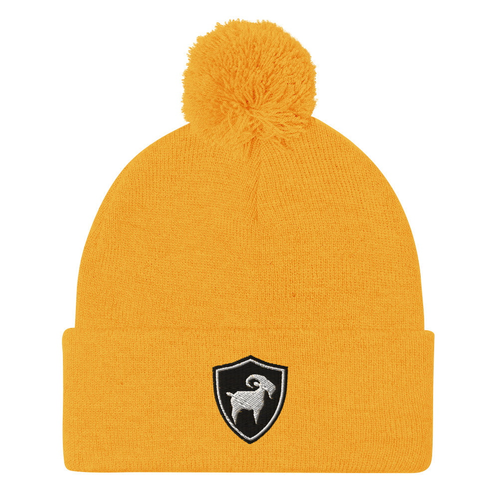 SaltyMF Goat of Arms Pom Beanie