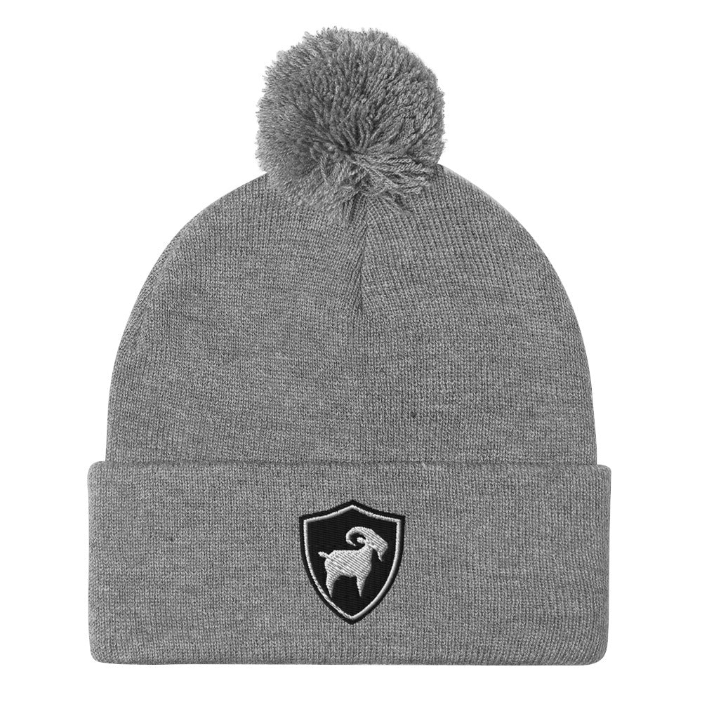 SaltyMF Goat of Arms Pom Beanie