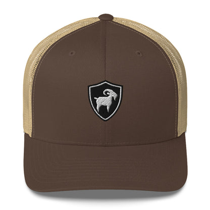 Goat of Arms Retro Trucker