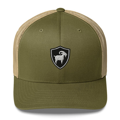 Goat of Arms Retro Trucker