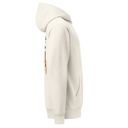 SALTYmf Duck Hunt Hoodie in Off-White, right side view