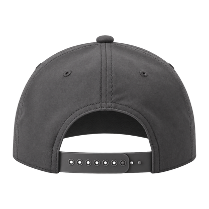 SALTYmf Tuna Rodeo Roper in Gray, back view with the snapback closure