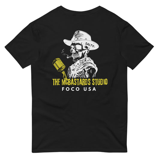 SaltyMF McBastards Studio Golden Mic Tee