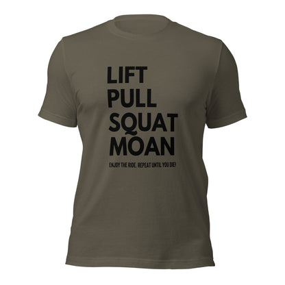Lift Pull Squat Moan Tee