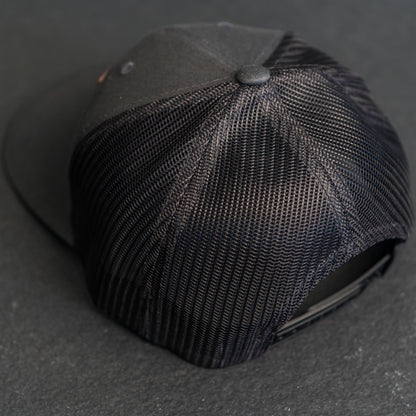 SALTYmf Leather Patch Trucker