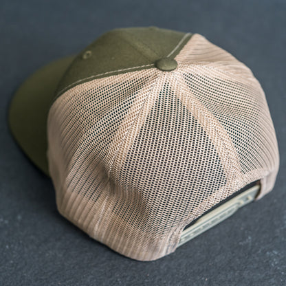 SALTYmf Leather Patch Trucker