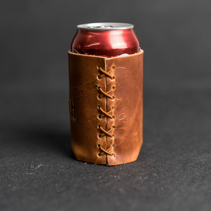 SALTYmf Leather Coozie
