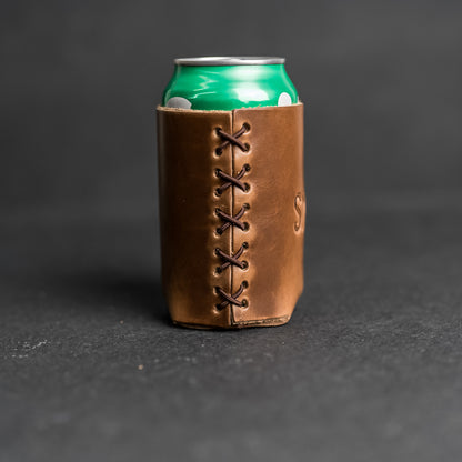 SALTYmf Leather Coozie