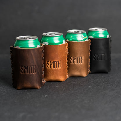 SALTYmf Leather Coozie