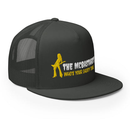 Saltymf McBastards Roadie Flat Bill Trucker