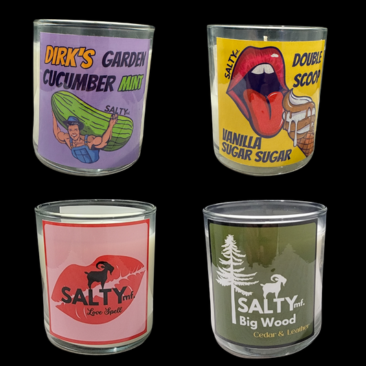 SaltyMF 10oz Candle Glass Tumbler