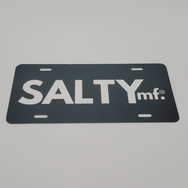 SaltyMF Big Attitude License Plate