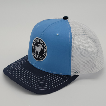 Attitude Patch Trucker (Carolina Blue)