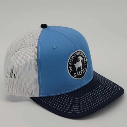 Attitude Patch Trucker (Carolina Blue)