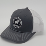 SaltyMF Charcoal White -Attitude Trucker