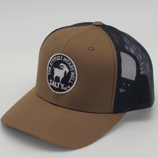 SaltyMF Coyote Brown/Black Attitude Snapback