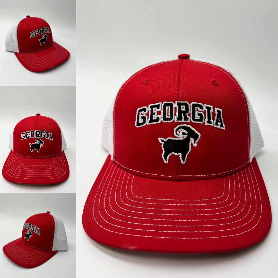 SaltyMF Georgia On Top Red/White Trucker