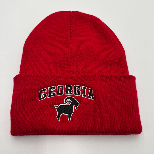 Saltymf Georgia Goat Red Beanie