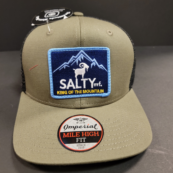 Saltymf King of The Mountain Mile High Club Patch Hat