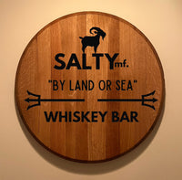 The SaltyMF Clean Land or Sea Bar Barrel Head