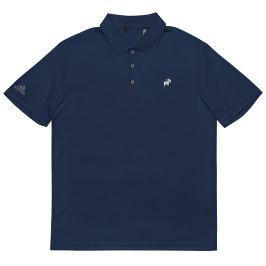 SaltyMF White Goat Performance Polo