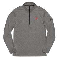 SaltyMF Georgia- Red Party Goat Quarter Zip Pullover