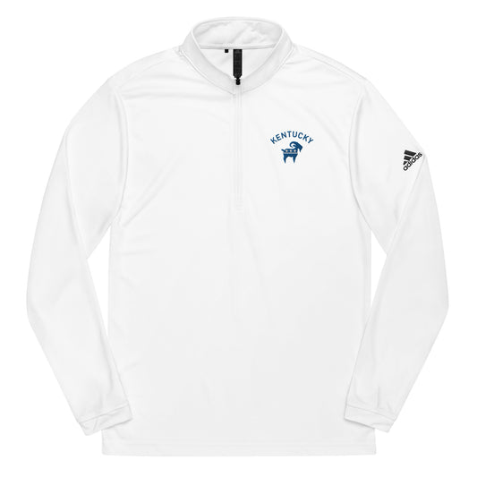 SaltyMF Kentucky- Blue Party Goat Quarter Zip Pullover