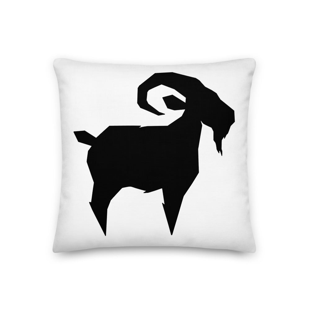 The GOAT Premium Throw Pillow