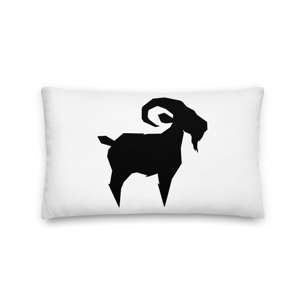 The GOAT Premium Throw Pillow