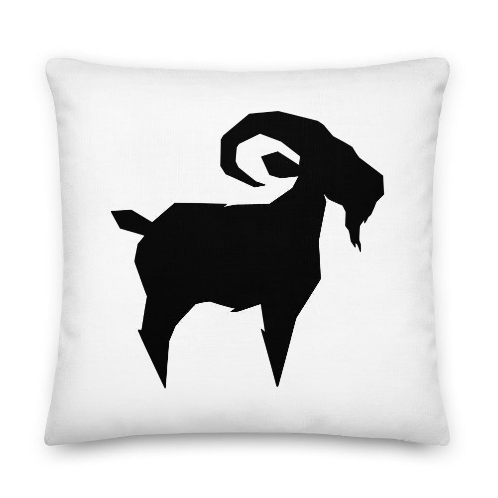 The GOAT Premium Throw Pillow