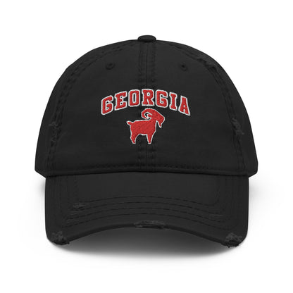 Georgia Goat Distressed Hat