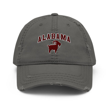 Alabama Goat Distressed Hat